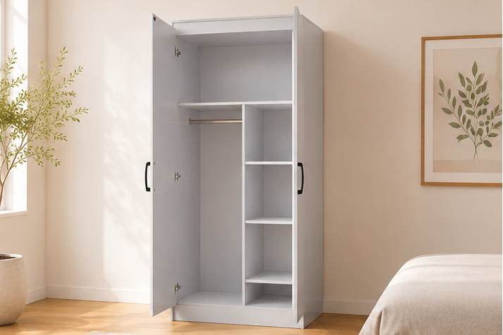2-Door Wardrobe