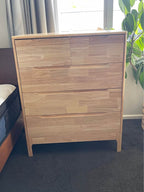 Solid Wood Tall Boy Drawers