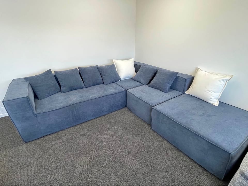 Corduroy Modular Sofa Set
