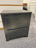 Black Bedside Table