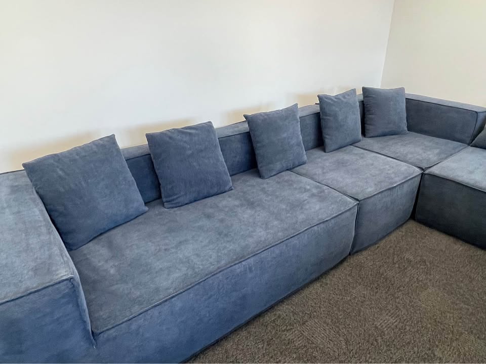 Corduroy Modular Sofa Set