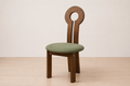 Mid-Century Solid Wood Dining Chair - Walnut