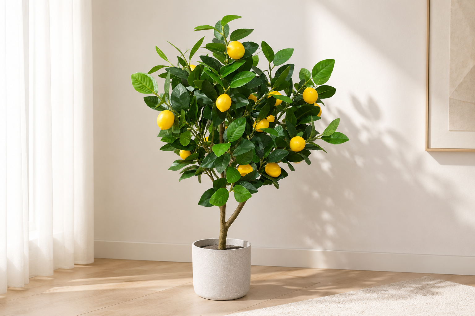 Artificial Lemon Tree