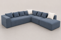 Corduroy Modular Sofa Set