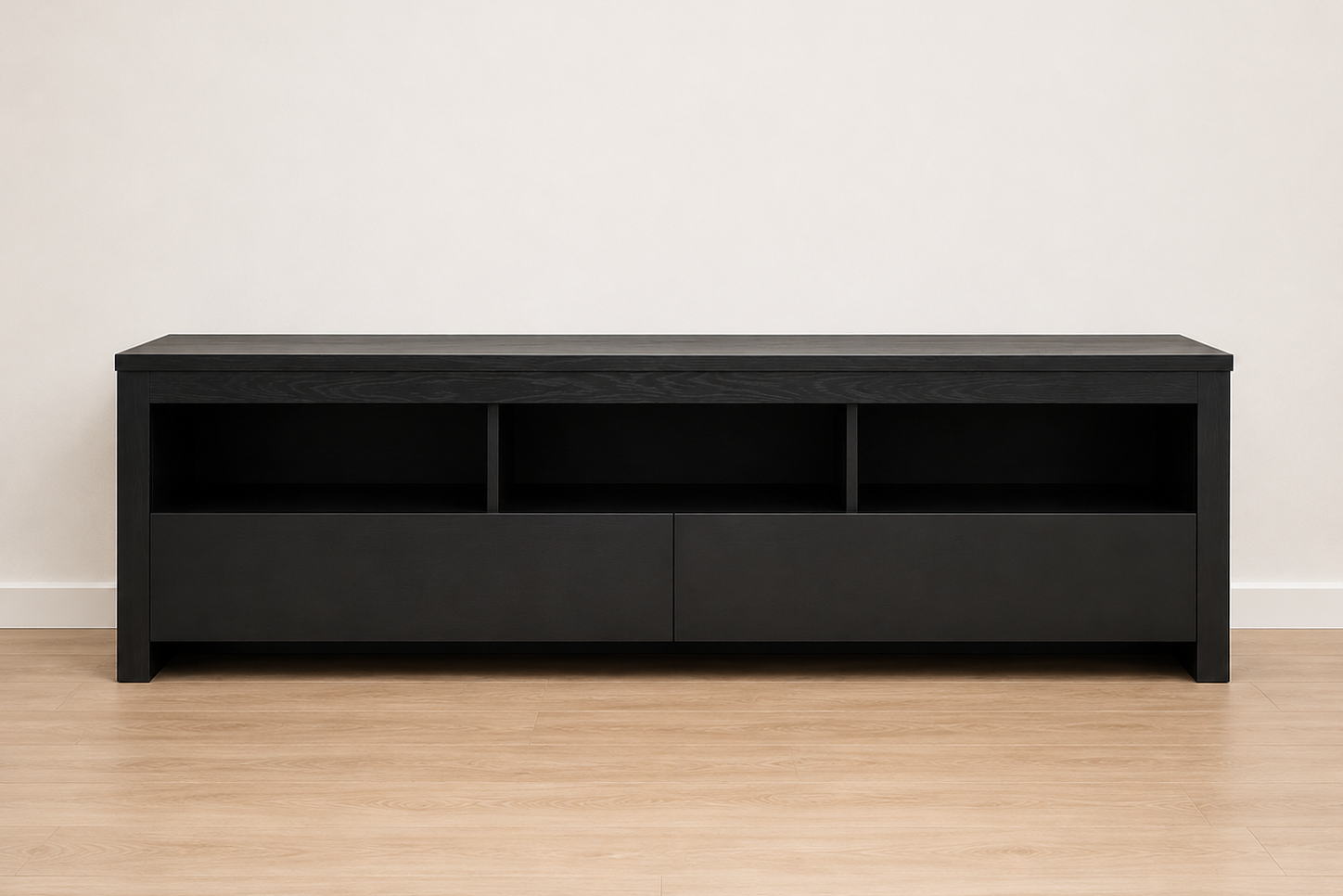 Large Black Entertainment Unit – 160cm