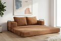 Double Sofa Bed - Compressed Foam Design - Orange