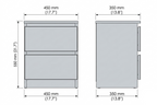 NORDIC_2_Drawer_Bedside_Table_Dimensions
