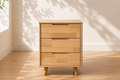 Pre-made Solid wood bedside table