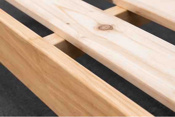 Solid Wood Double Bed Frame - Double