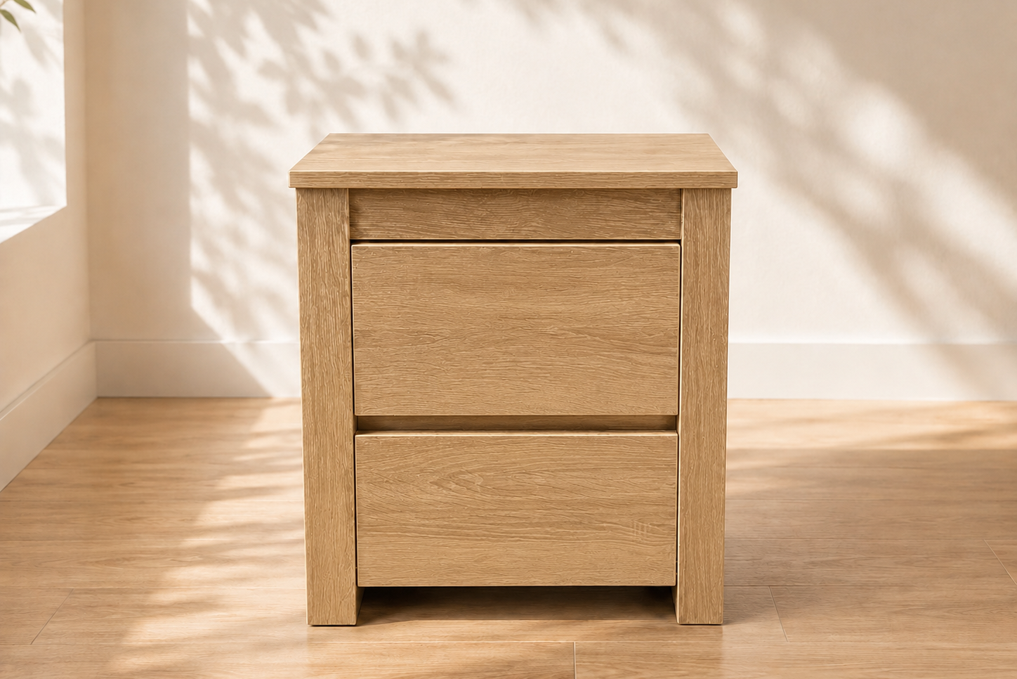 Bedside Table - Black and Wood Options