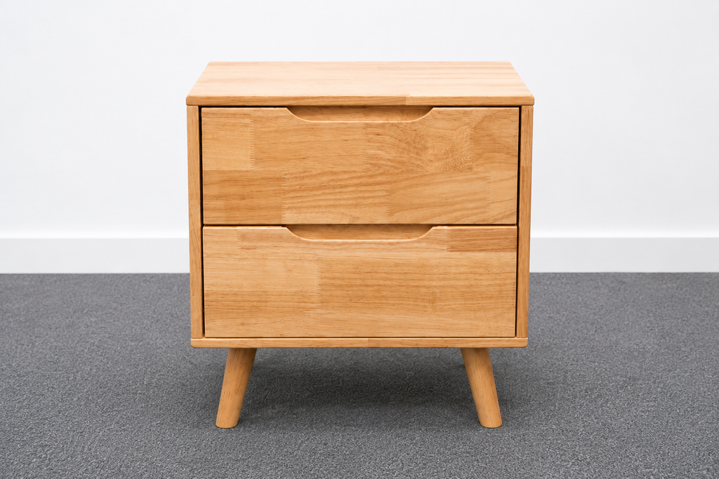 Pre-made Solid wood bedside table
