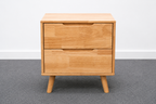 Pre-made Solid wood bedside table