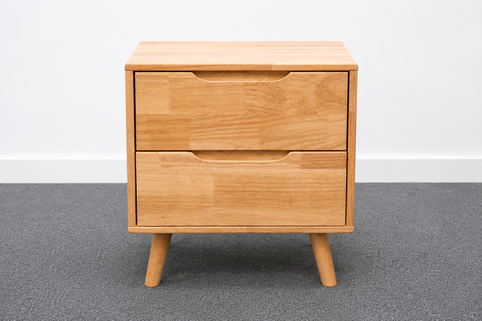 Pre-made Solid wood bedside table