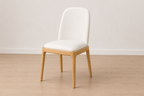 Solid Wood Dining Chair with artificial leather Cushion