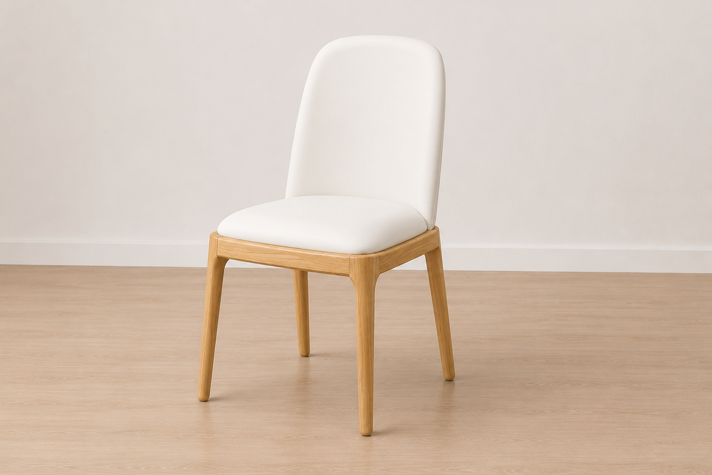 Solid Wood Dining Chair with artificial leather Cushion