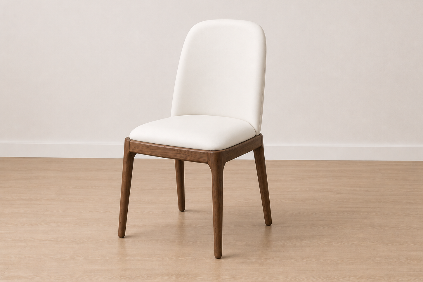 Solid Wood Dining Chair with artificial leather Cushion