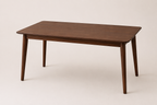 Solid Wood Dining Table - Round Corner and Angled legs