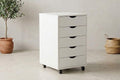 Filing cabinet-5 drawers with wheels