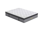 Comforta King Bed & Medium Firm Mattress Package - Linen Gray Color