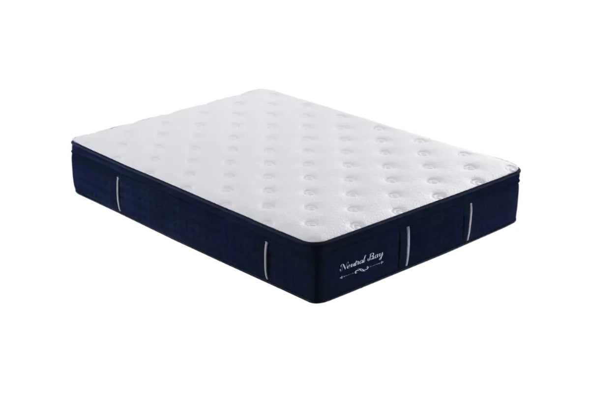 SERENE LUXE Upholstered Bed & Mattress Package - King Size -  Linen Gray Color