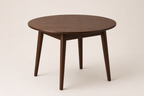Round Dining Table - Solid Rubber wood
